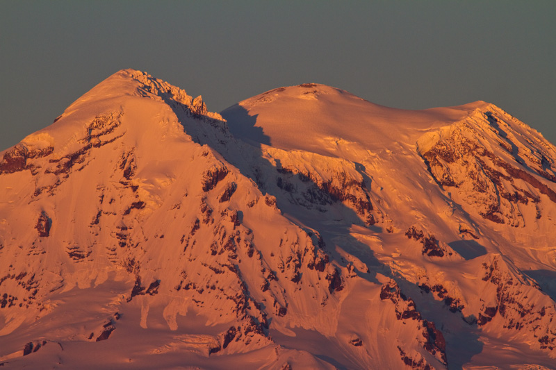 Mount Rainier At Sunset